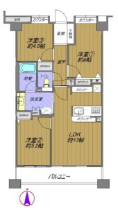 シヤルマンフジ北田辺駅前１